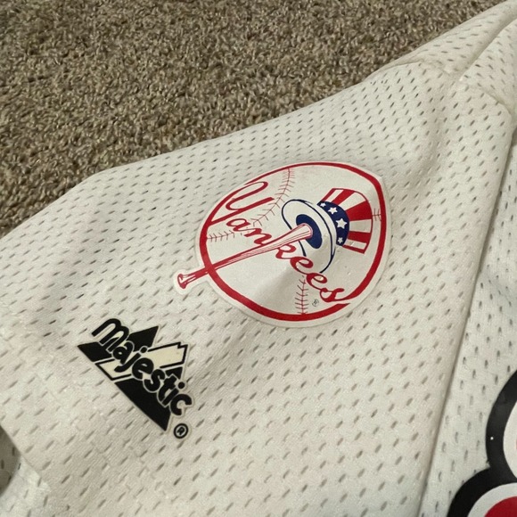 Majestic Athletic Subway Series Baseball Jersey White Men's Size L - Picture 4 of 7